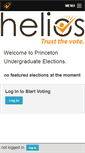Mobile Screenshot of princeton.heliosvoting.org